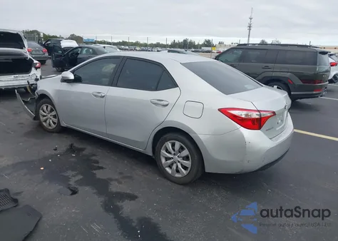 2016 Toyota Corolla Le from USA, damaged, VIN 2T1BURHE8GC535529